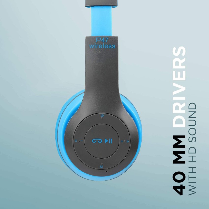 Bluetooth headphones 2024 blue light