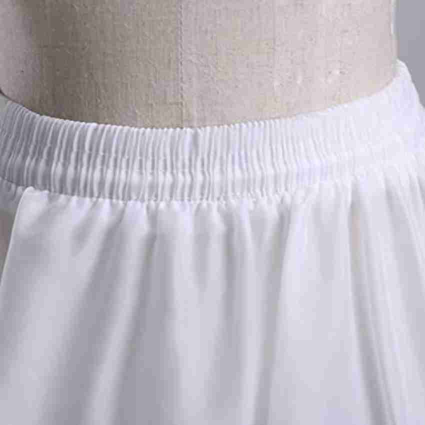 JENILTRADING 4 Hoop Skirt Slips Women Crinoline Petticoat Long