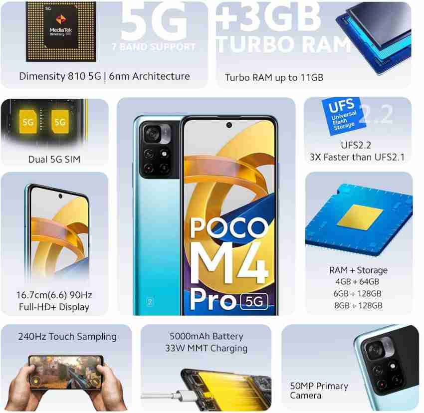 POCO M4 Pro 5G ( 64 GB Storage, 4 GB RAM ) Online at Best Price On