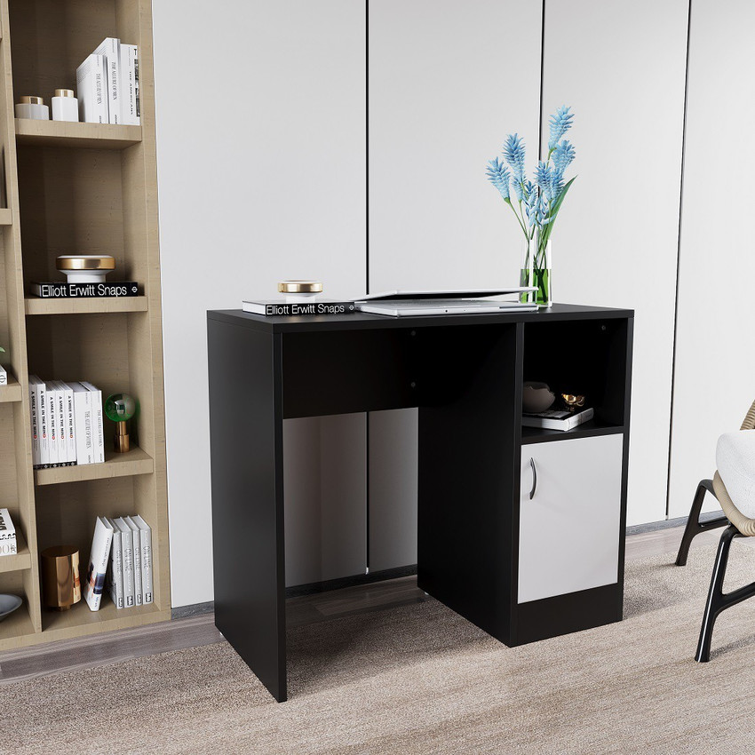 Black colour shop study table