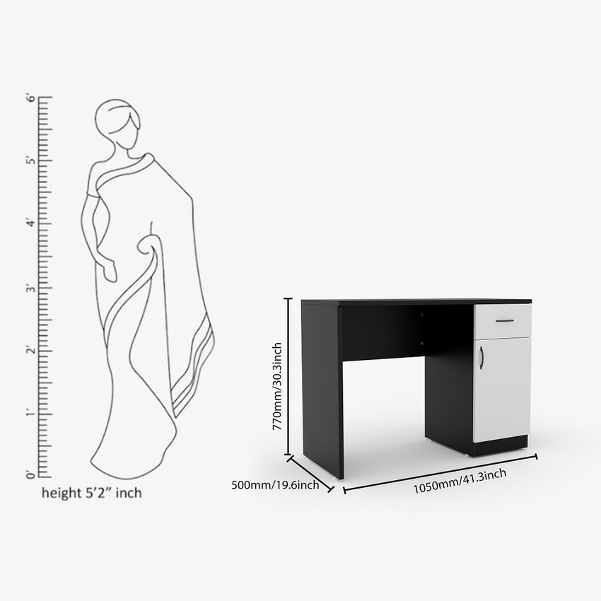 Hand Drawn Sketch Of Modern Workspace Stock Illustration - Download Image  Now - Drawing - Activity, Office, Desk - iStock
