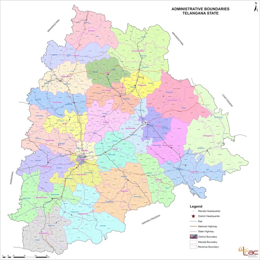 How To Draw Telangana Map With Districts Telangana Map, 49% OFF