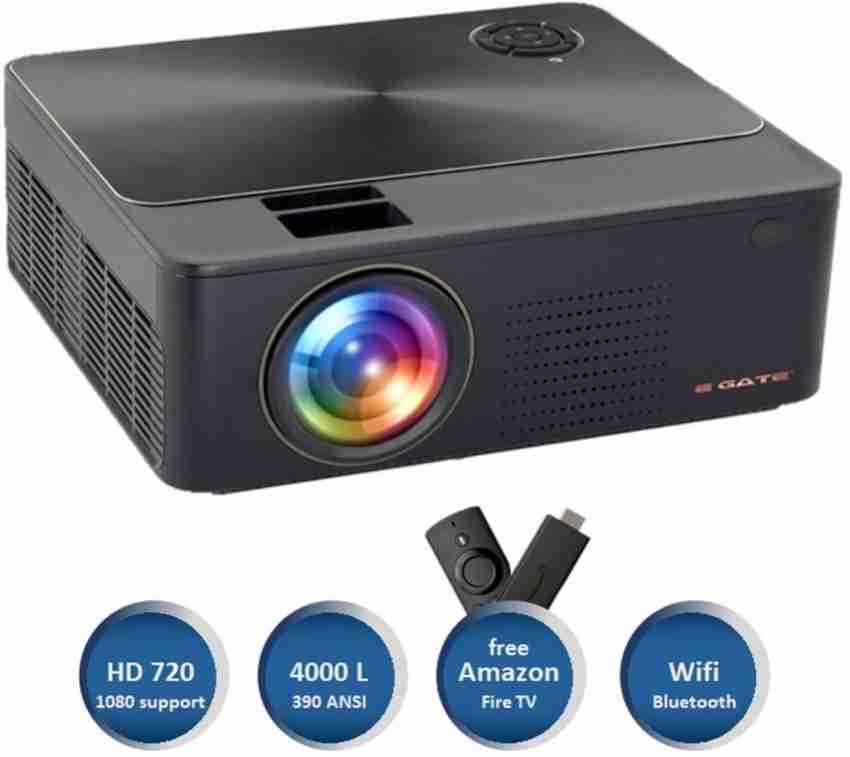 Egate K9 HD + Amazon Fire TV Stick (4000 lm / 2 Speaker