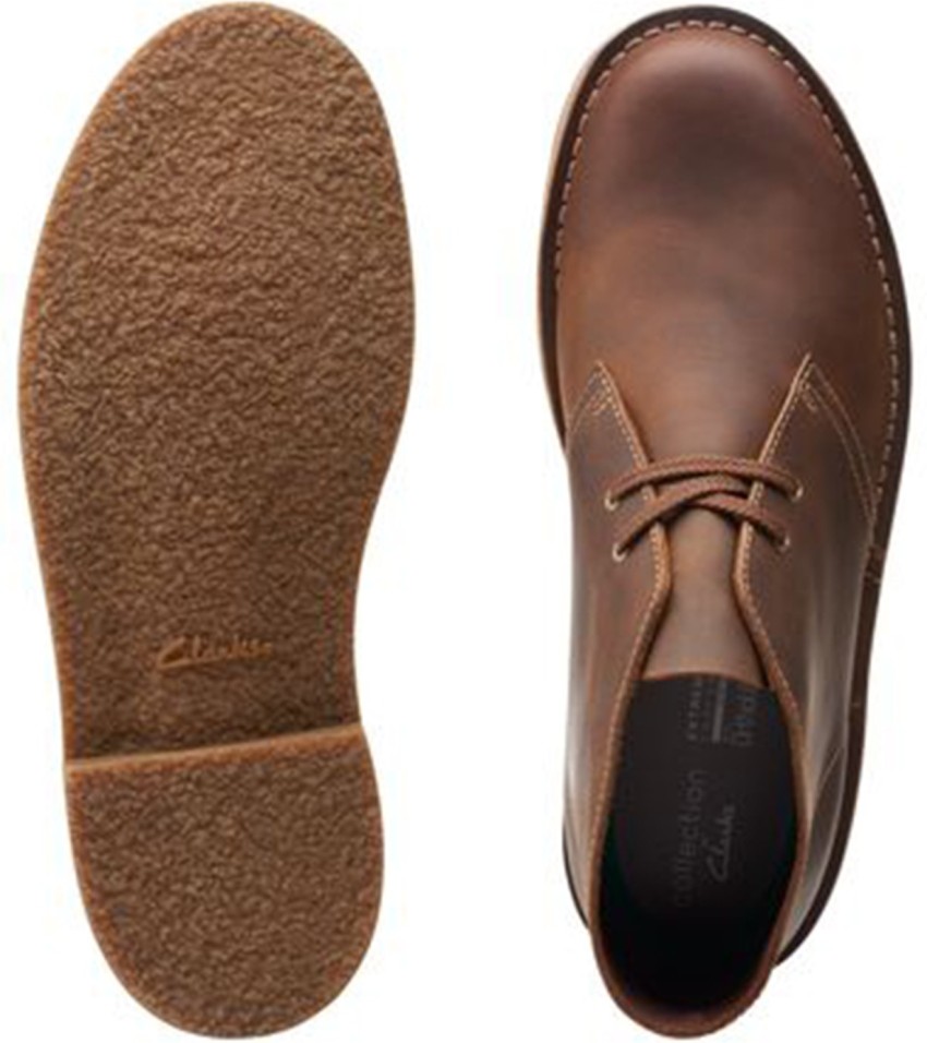 Clarks bushacre 2 dark sales tan leather