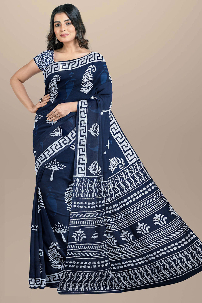 Buy hastshilpi Printed Color Block Blocked Printed Daily Wear