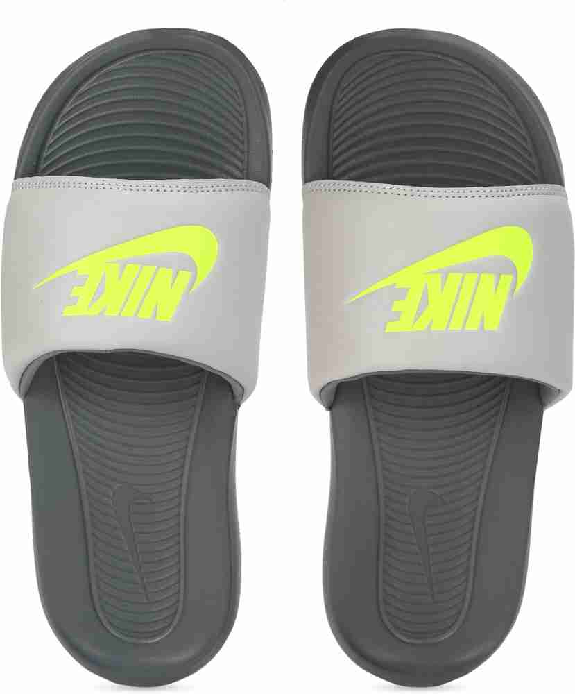 Nike hotsell slides grey