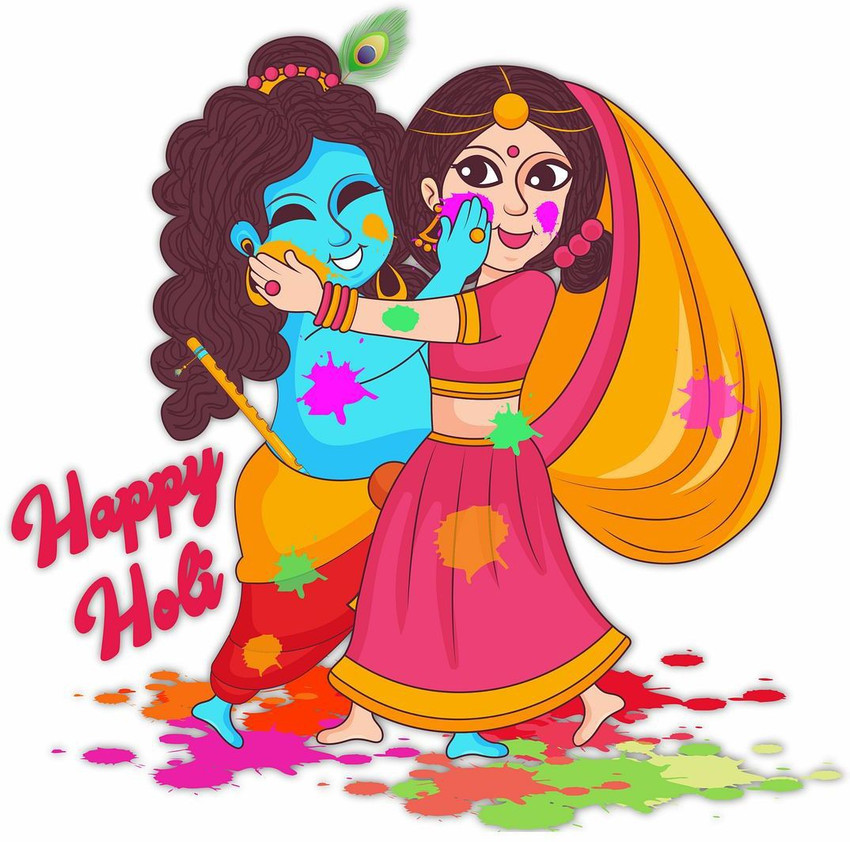 Radha Krishna Holi Images