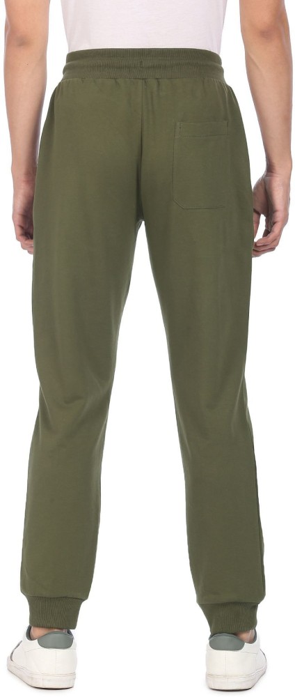 U.S. POLO ASSN. Solid Men Green Track Pants - Buy U.S. POLO ASSN