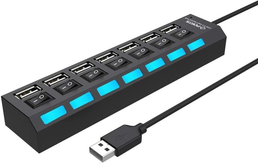 coolcold USB Hub 3.0 for PC, Laptop, 7-Port USB 3.0 Hub with Individual  Power Switches USB Hub 3.0 for PC, Laptop, 7-Port USB 3.0 Hub with  Individual Power Switches USB Hub Price