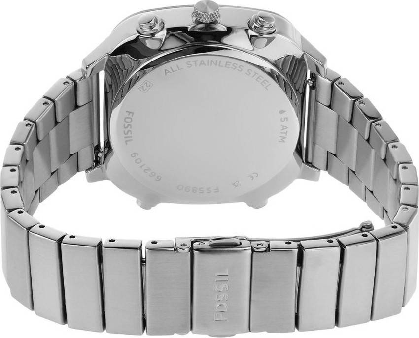 Fossil all stainless online steel 5 atm precio