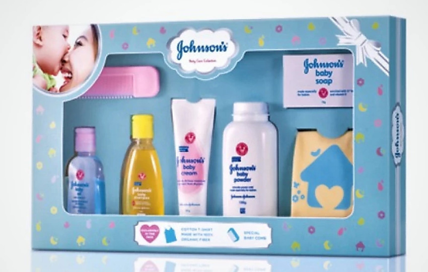 JOHNSON S BABY Care Collection Baby Gift Set with Organic item
