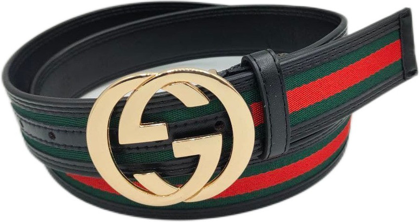 RAFTAAR Men Women Red Green Genuine Leather Belt GREEN AND RED Price in India Flipkart