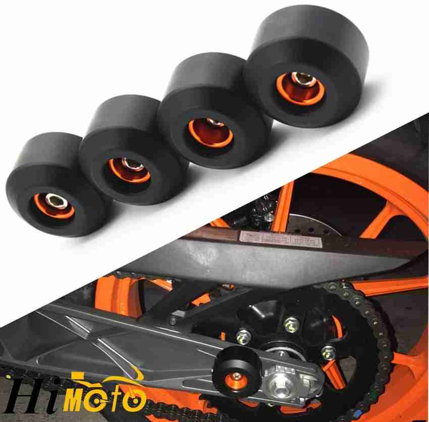 AutoGnix Front and Rear Fork Wheel Frame Slider Crash Pads Falling