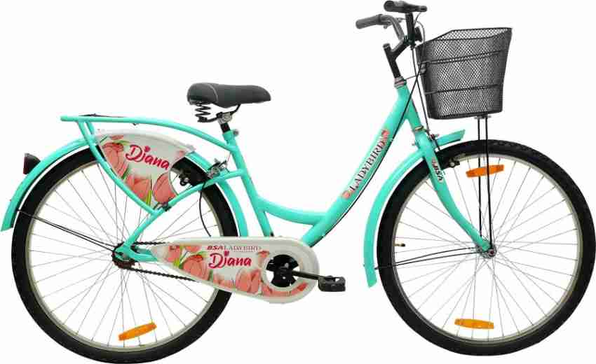 BSA LADYBIRD DIANA 26 GREEN 26 T Girls Cycle Womens Cycle Price in India Buy BSA LADYBIRD DIANA 26 GREEN 26 T Girls Cycle Womens Cycle online at Flipkart