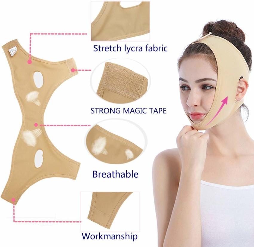 Facial Lift Tape,1Pc Sleep Beauty Face Belt Face Lift Face Belts