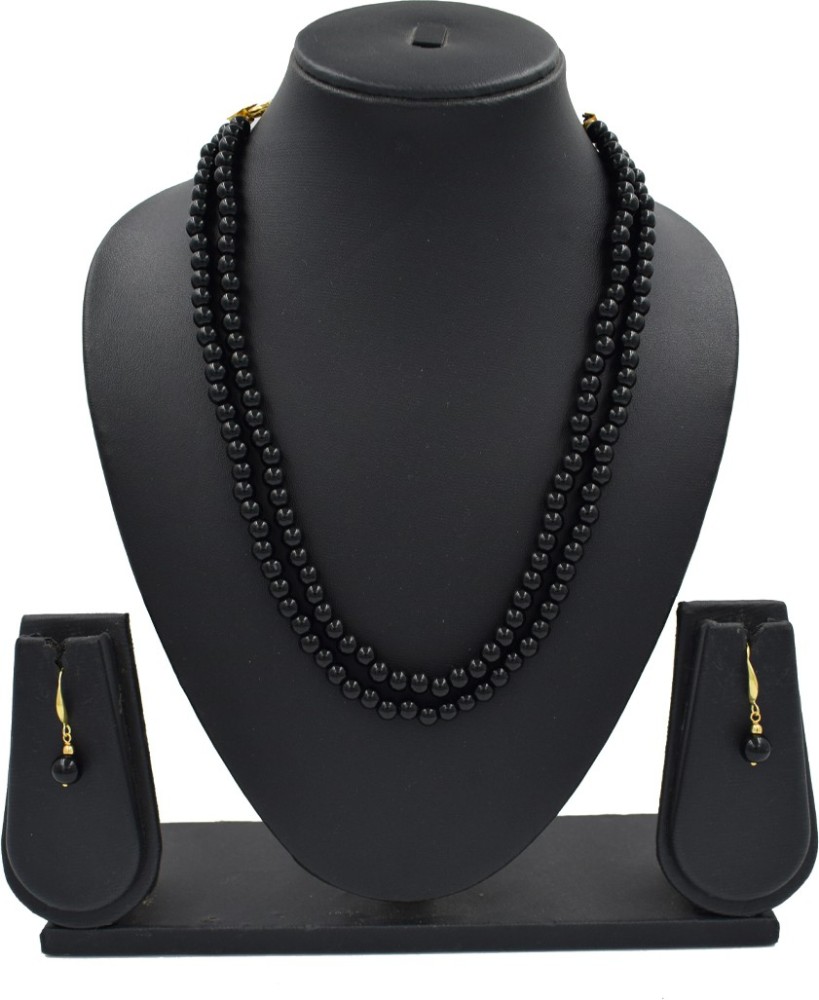 Flipkart black shop metal jewellery