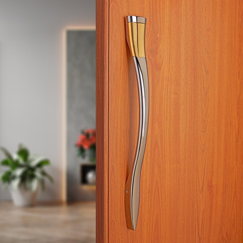 Door Pull Handle Round 24 Single Side Stainless Steel PVD Gold