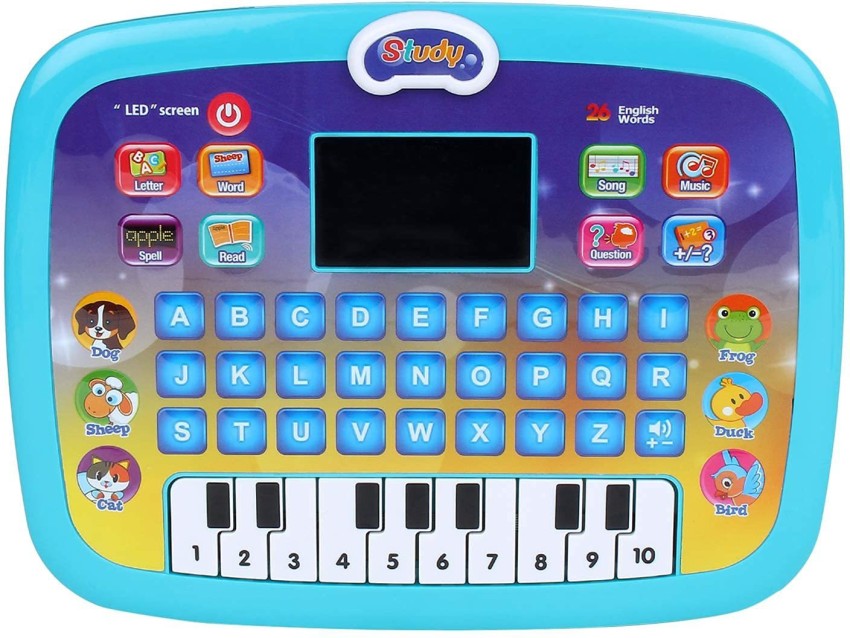 Educational Learning Laptop Computer Toy Tablet Toddler with LED