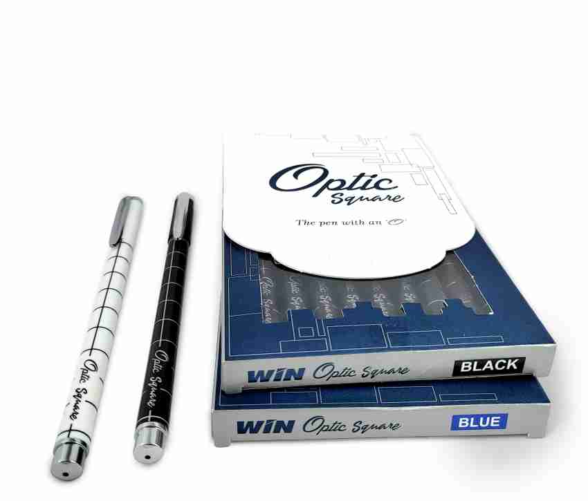 Win Optic Square 30Pcs Black Ink, 0.7mm Tip, Smooth Writing, School & Office  Ball Pen - Buy Win Optic Square 30Pcs Black Ink, 0.7mm Tip, Smooth  Writing