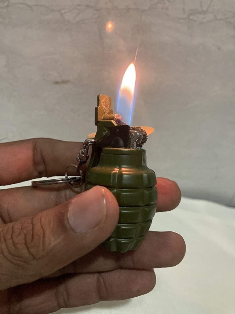 HIVVO Grenade Solid Green Bomb Lighter Grenade Solid Green Bomb