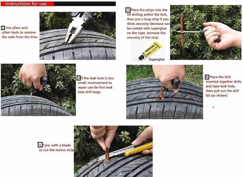 Best tyre best sale puncture repair kit