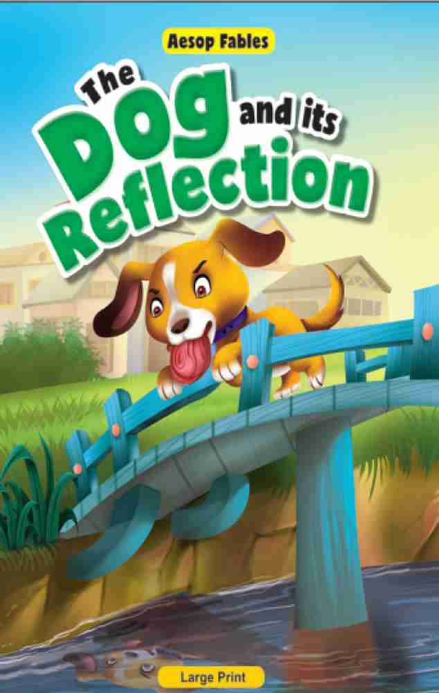 The dog sales and his reflection