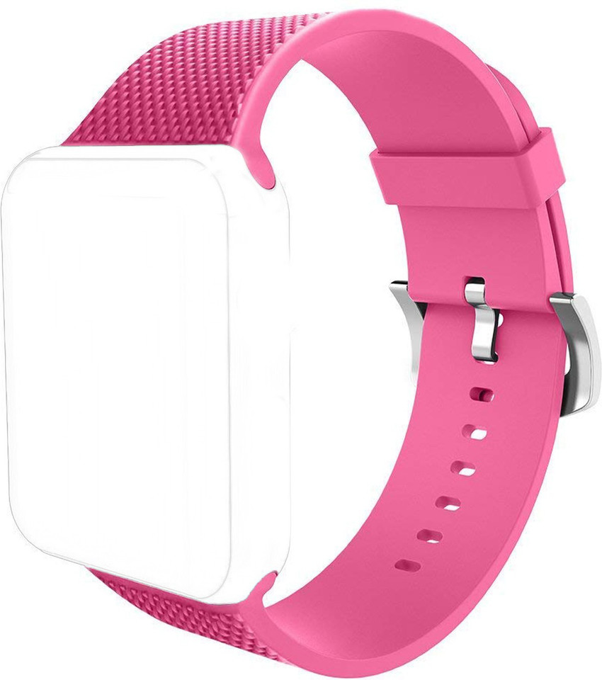 CellFAther Soft Silicone Band Strap For 42mm iWatch Series 1 2 3 Hot Pink Smart Watch Strap Price in India Buy CellFAther Soft Silicone Band Strap For 42mm iWatch Series 1