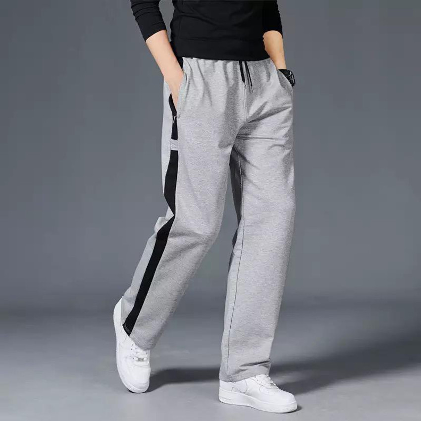 Gray track sales pants outfit