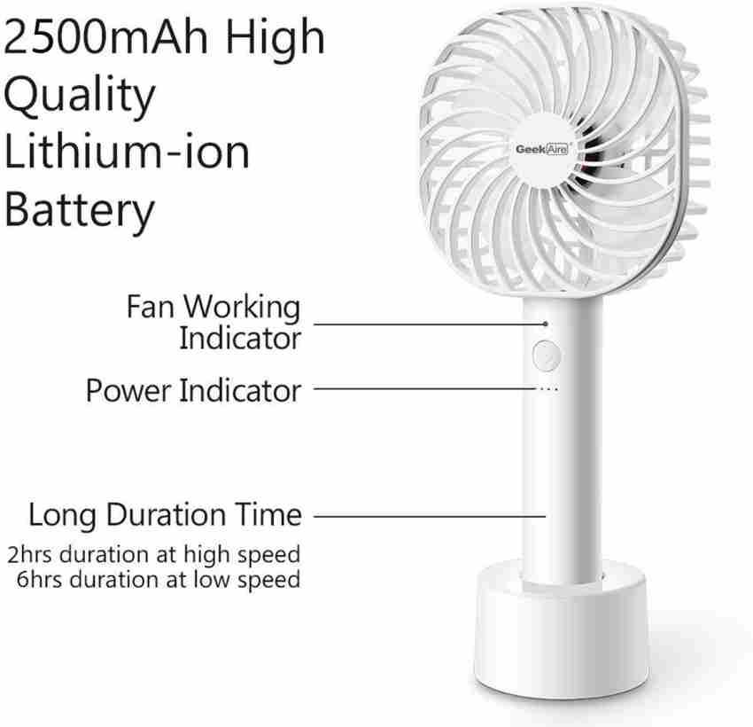 Geek Aire Fan, Battery Operated Floor store Fan