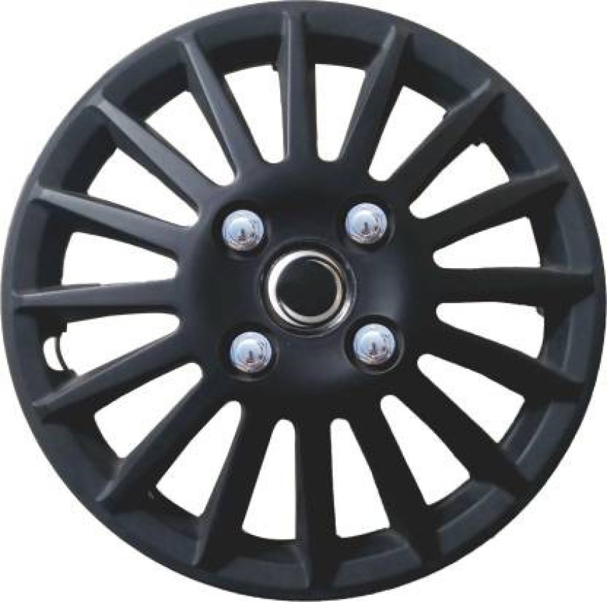 HOTRENZ WHEEL COVER 13 INCH SILVER BLACK COLOR Wheel Cover For