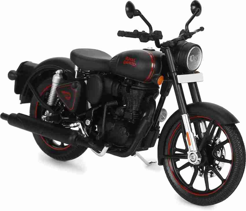 Royal enfield classic black store and red