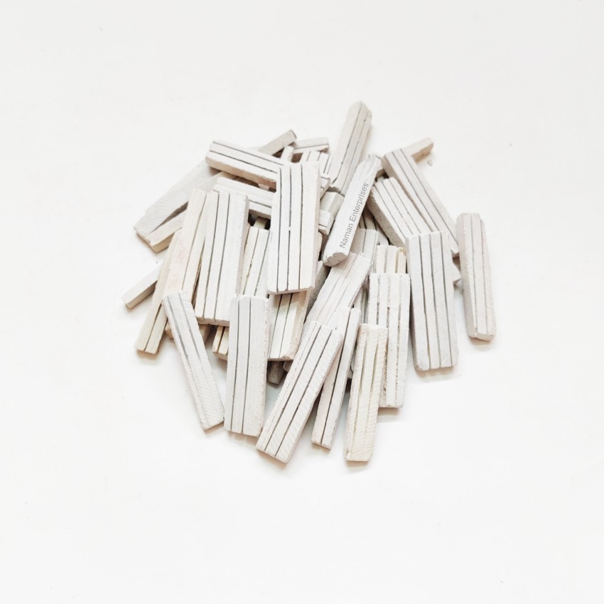 White Slate Pencils GRADE A FINE THICK - Natural Lime Stone