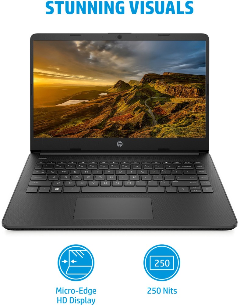 HP 14s Intel Celeron Dual Core N4500 - (8 GB/256 GB SSD/Windows 11 Home)  14s- dq3032tu Thin and Light Laptop