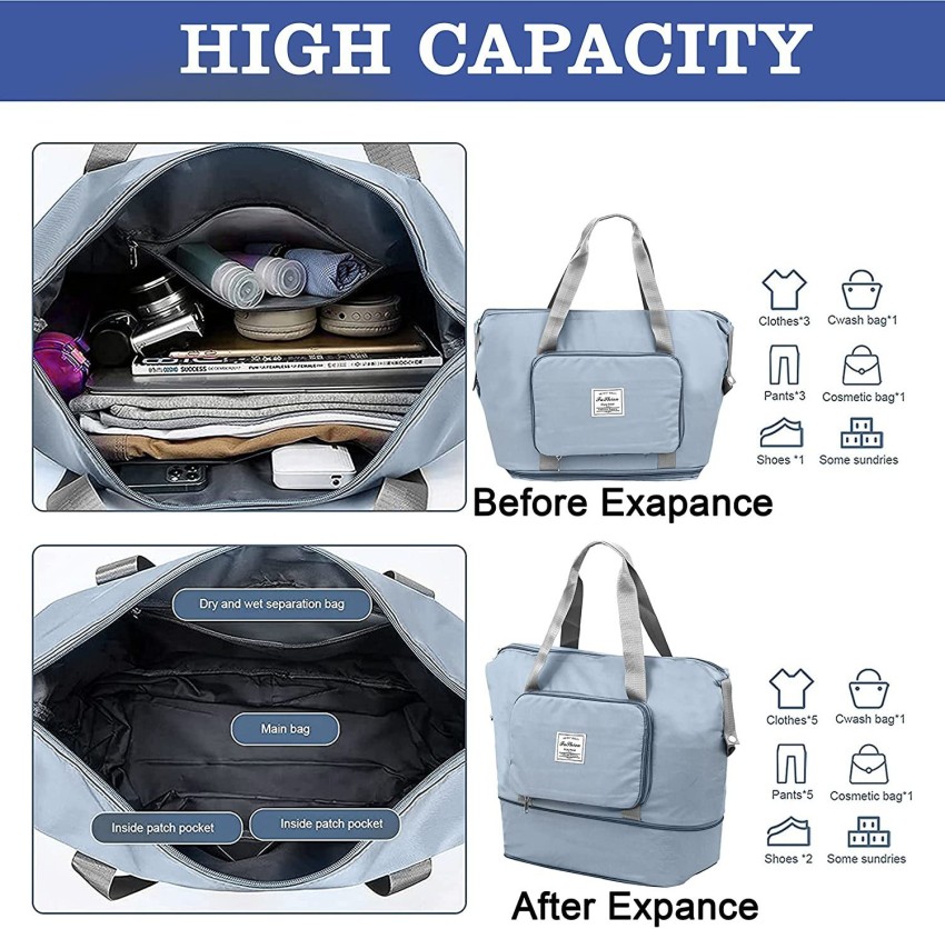 Fashion Large-Capacity Foldable Travel Bag, Waterproof @ Best Price Online