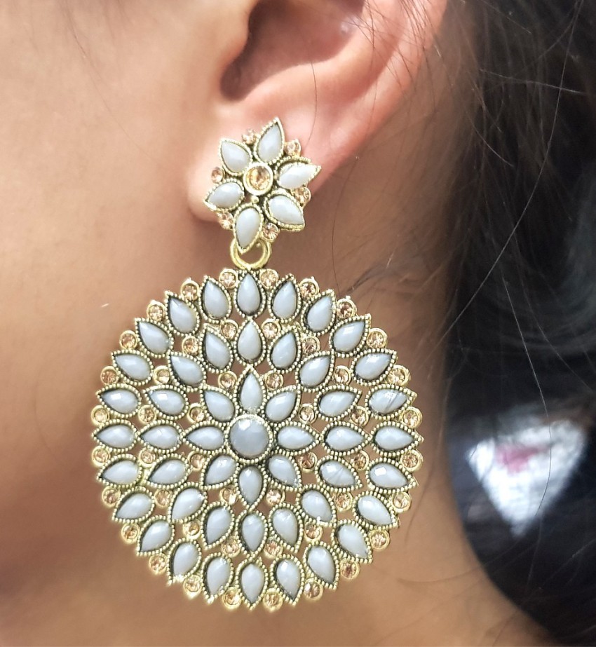 Buy online Gold Plated Devsena Bahubali Earrings For Women from fashion  jewellery for Women by Aadiyatri for ₹719 at 58% off | 2023 Limeroad.com
