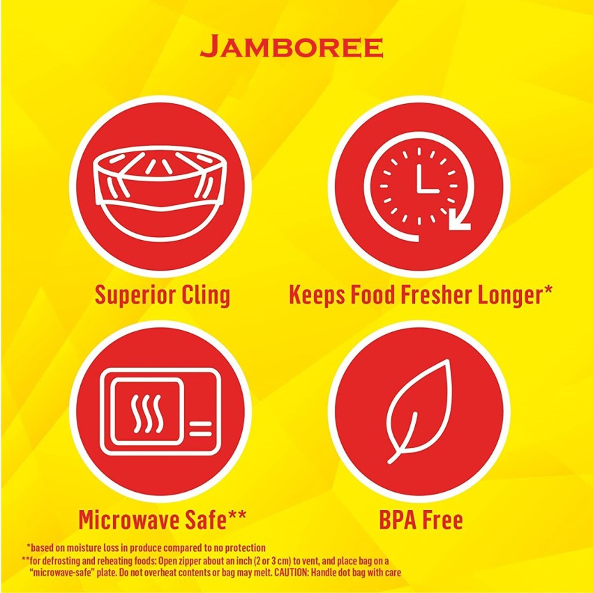 JAMBOREE Cling Film, Multipurpose Plastic Food Wrap, 12 x 100 Metres -  Pack of 1 Shrinkwrap Price in India - Buy JAMBOREE Cling Film, Multipurpose  Plastic Food Wrap, 12 x 100 Metres 