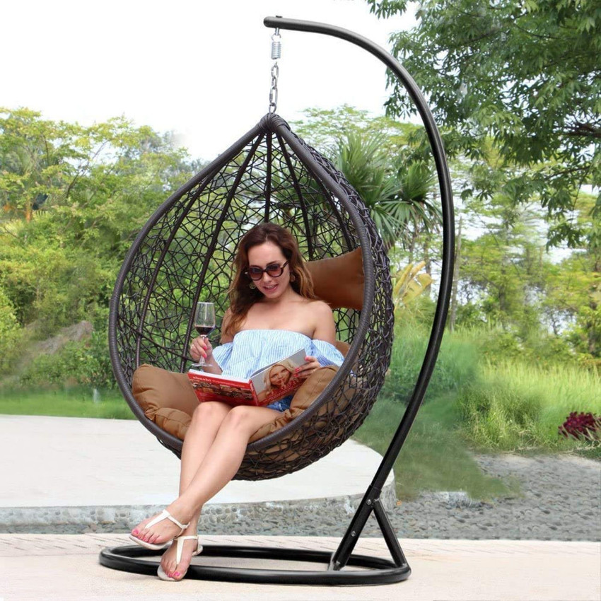 Swing lounger with hotsell stand