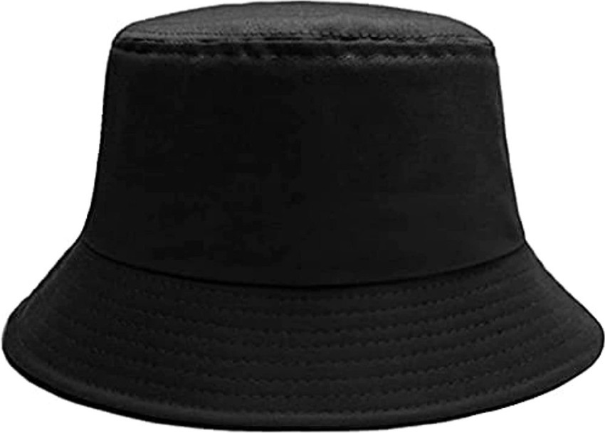 Aroohsa Bucket Hat Wide Large Brim Sun Hat Black