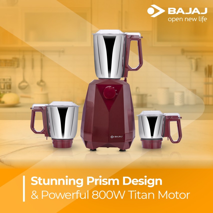 Bajaj mixer grinder 800 watt deals price