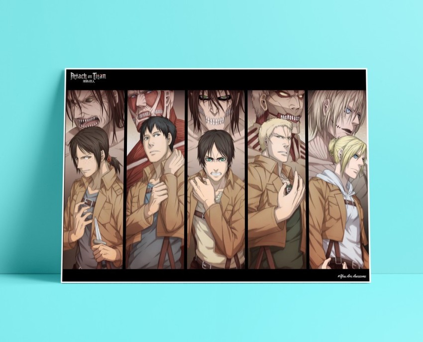 Attack On Titan Characters Art by Anime Art