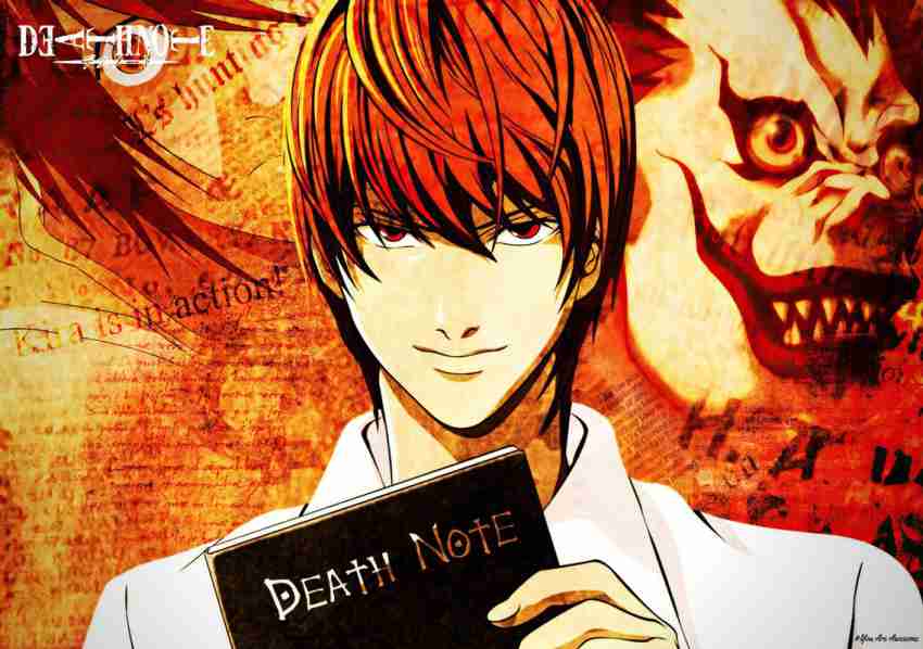 Athahdesigns Anime death-note-ryuzaki-yagami-lightWallpaper Paper Print -  Animation & Cartoons posters in India - Buy art, film, design, movie,  music, nature and educational paintings/wallpapers at