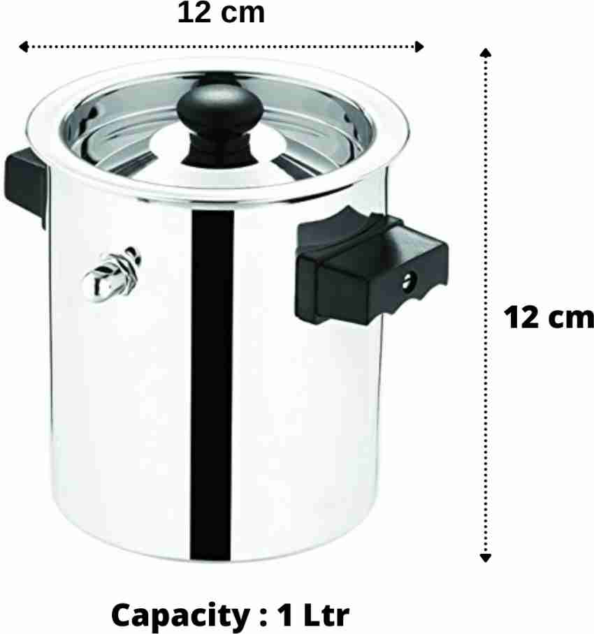 Large Capacity 30cm/12.7 Litres Stainless Steel Saucepan Single