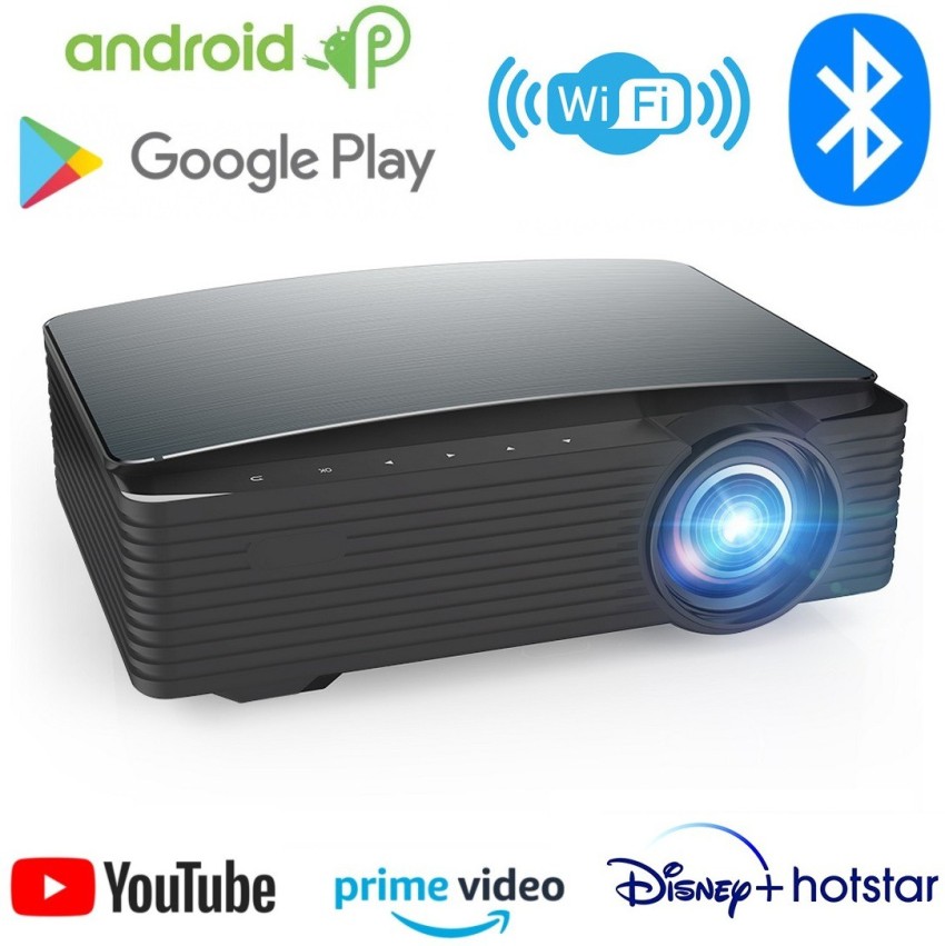 Proyector wifi 5G WiMiUS W6, 200″, 9500 Lúmenes, Full HD 1080P