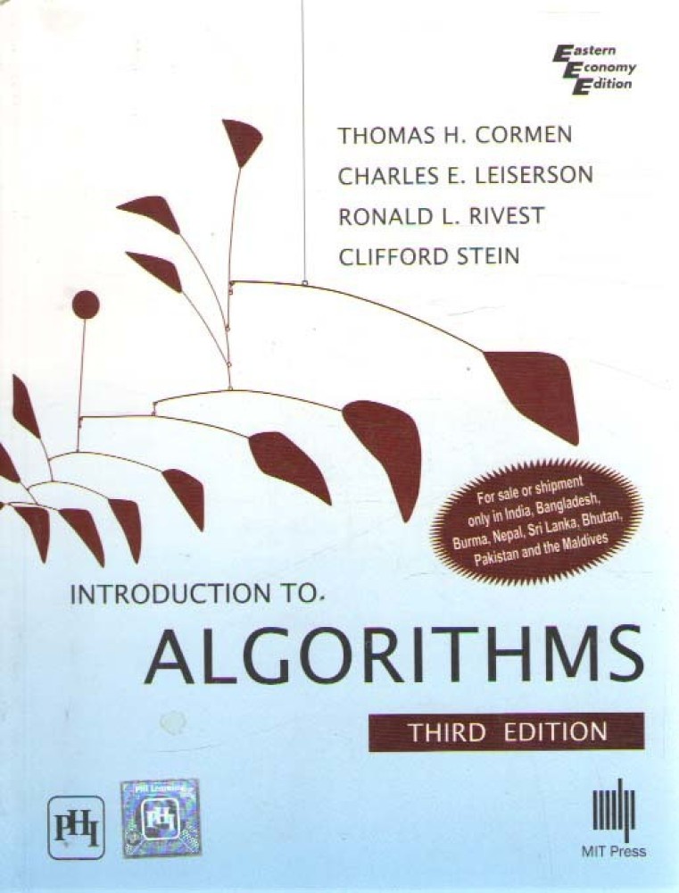 Introduction To Algorithms 3rd Edition: Buy Introduction To 