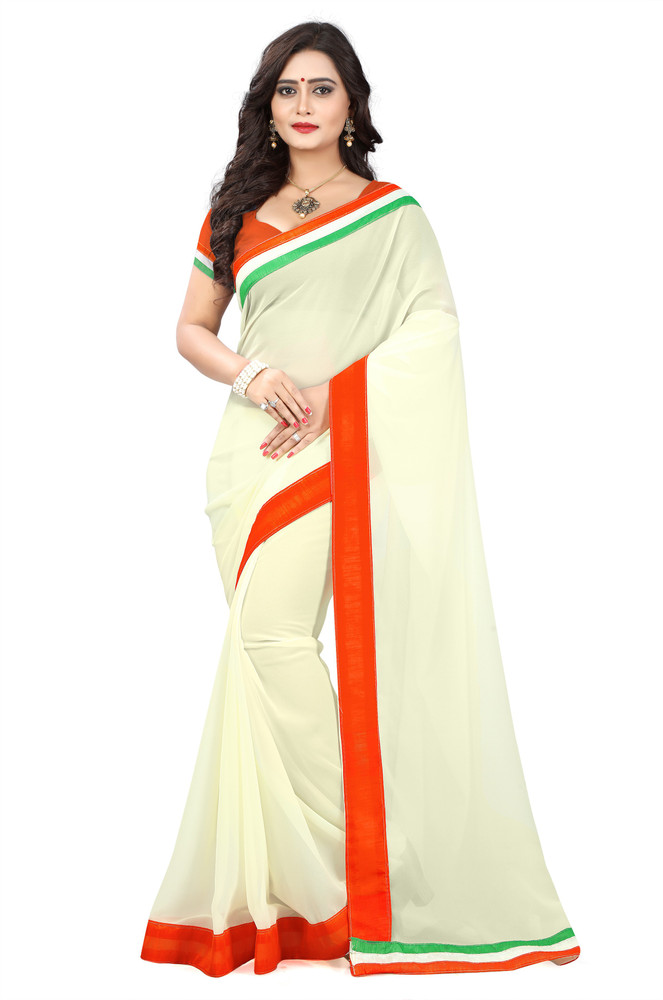 Tri colour saree hotsell for independence day online