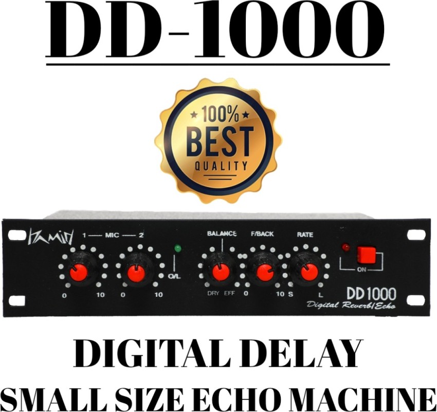 hamid sound kraft DD-1000 DIGITAL DELAY (ECHO MACHINE) SMALL 2 MIC Digital  Sound Mixer Price in India - Buy hamid sound kraft DD-1000 DIGITAL DELAY  (ECHO MACHINE) SMALL 2 MIC Digital Sound