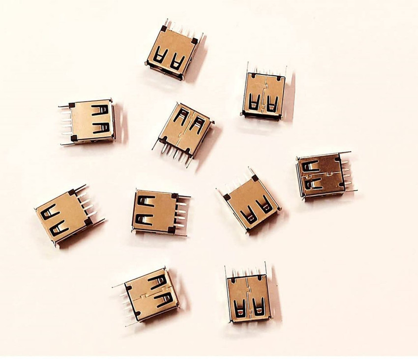 ERH India TV out Cable Pack of 10 USB Female Socket Type A USB