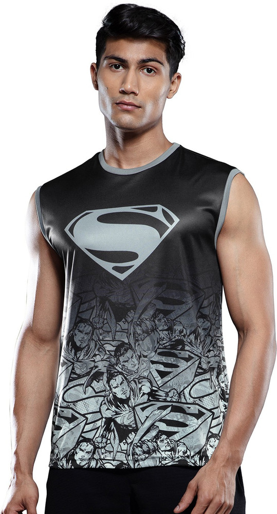 Superman gym vest discount