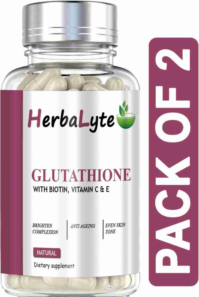 HERBALYTE L Glutathione Skin Lightening with Vitamin E C B23