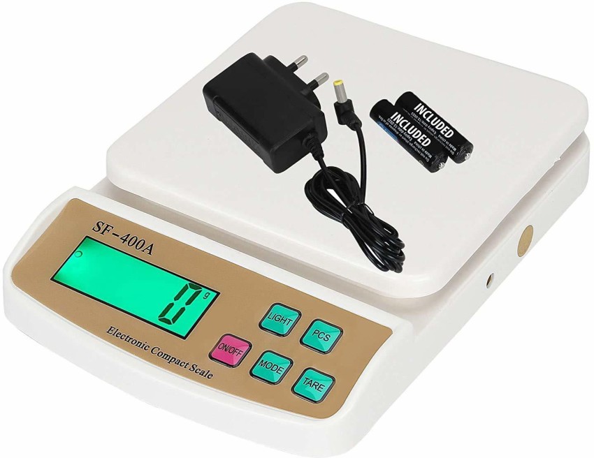 Kitchen Weighing Scale with Adaptor 10 kg with Tare Function SF 400A